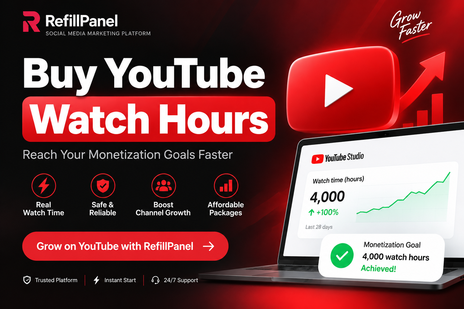 buy YouTube watch hours